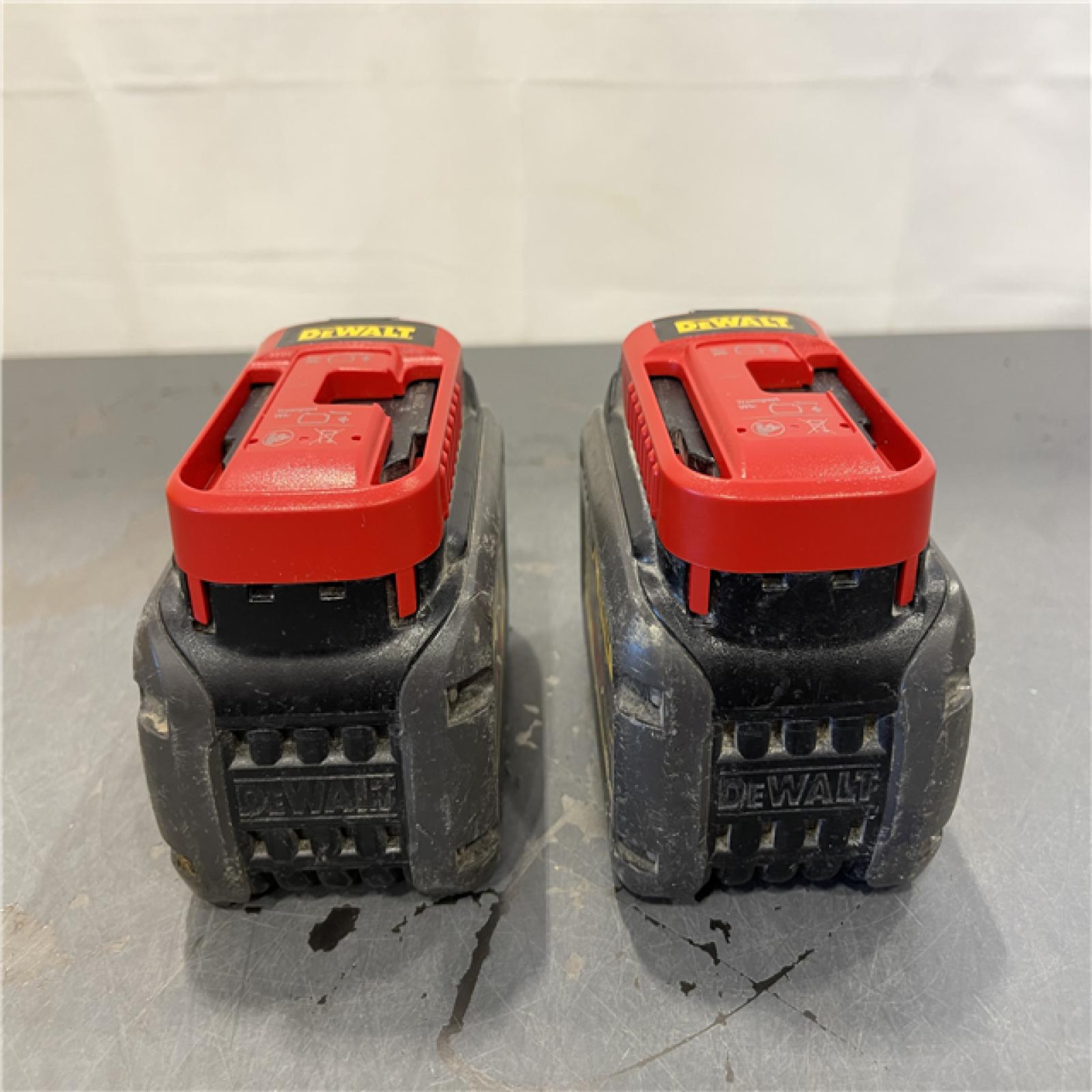 AS-IS - DEWALT FLEXVOLT 20-Volt/60-Volt MAX Lithium-Ion 6.0Ah Battery Pack (2-Pack)