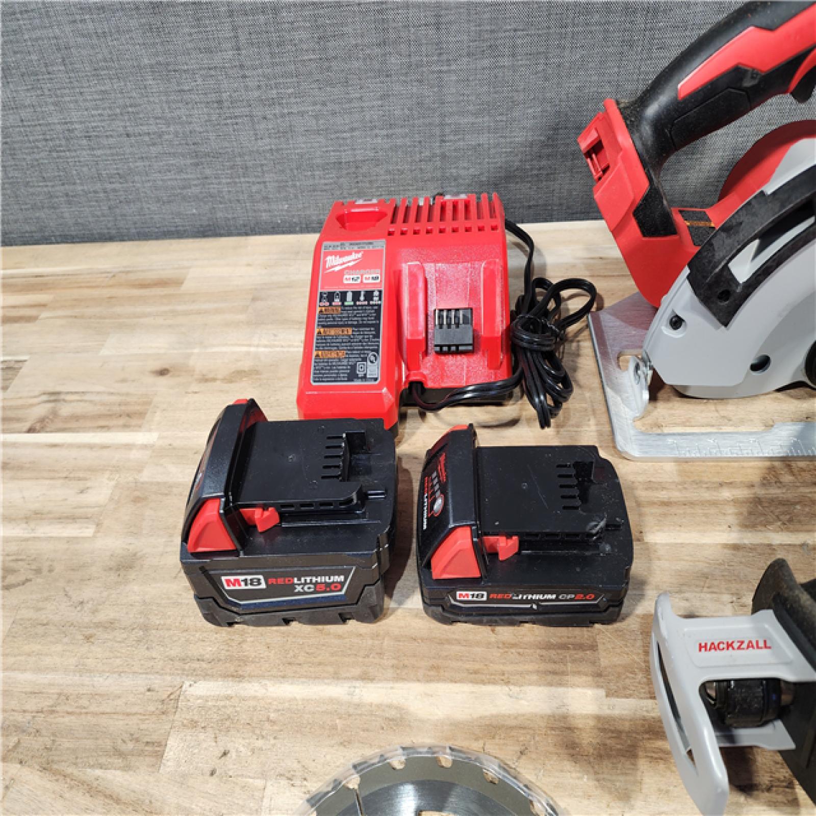 HOUSTON LOCATION - AS-IS Milwaukee M18 18-Volt Lithium-Ion Brushless Cordless 4-Tool Combo Kit