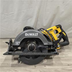 AS-IS DEWALT FLEXVOLT 60V MAX Cordless 7-1/4 in. Wormdrive Style Circular Saw (Tool Only)