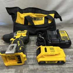 AS-IS DEWALT Atomic 20V Lithium-Ion Cordless Compact 1/2 in. Drill/Driver Kit