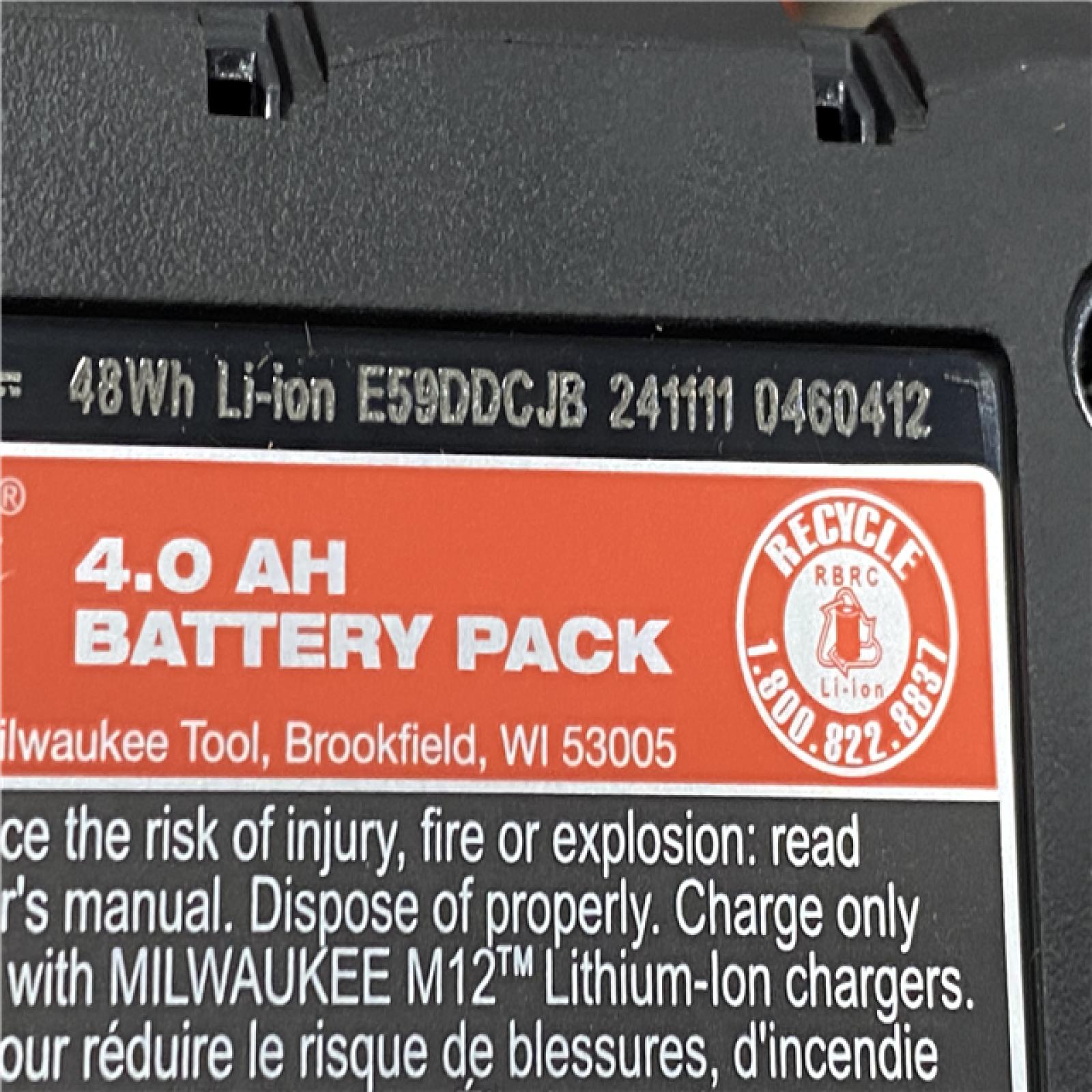 AS-IS Milwaukee FUEL 12-Volt Lithium-Ion Brushless Cordless Hammer Drill and Impact Driver Combo Kit