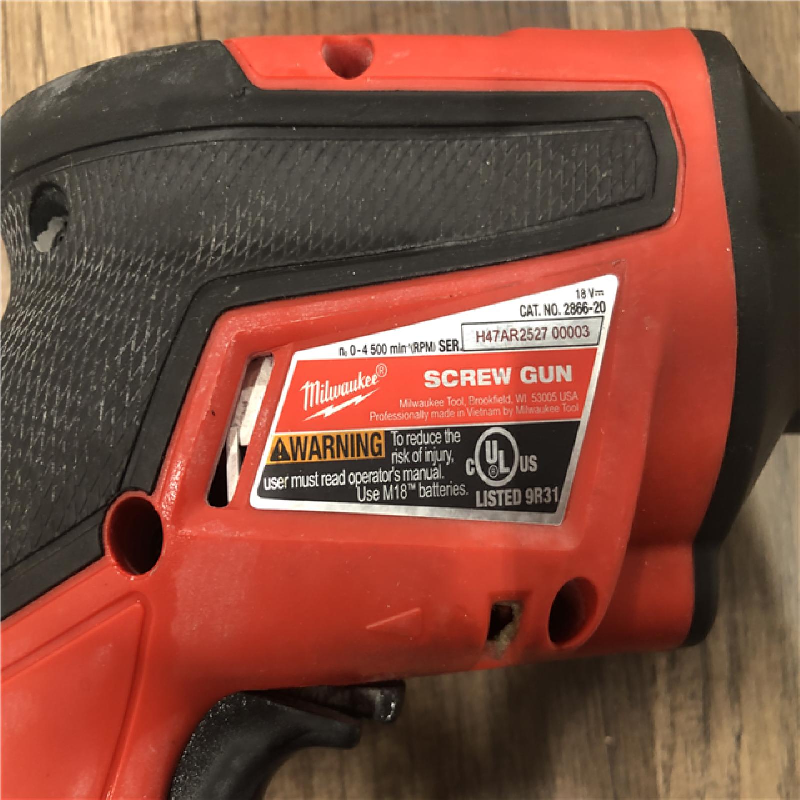 AS-IS Milwaukee FUEL 18V Lithium-Ion Brushless Cordless Drywall Screw Gun (Tool-Only)