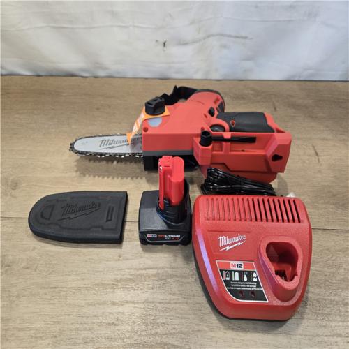AS-IS Milwaukee FUEL 12V Battery 6 in. HATCHET Pruning Saw Kit
