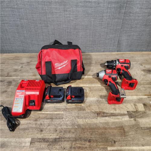 HOUSTON LOCATION - AS-IS Milwaukee M18 Brushed Cordless (2-Tool) Drill/Driver and Impact Driver Kit