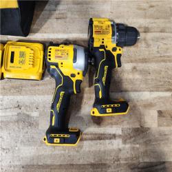 HOUSTON LOCATION - AS - IS DEWALT 2 TOOL COMBO KIT W/ (2) BATTERY & CHARGER