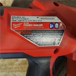 HOUSTON LOCATION - AS-IS Milwaukee 2839-20 M18 FUEL 15 Ga. 18 Volt Brushless Angled Finish Nailer (TOOL ONLY)