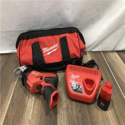 AS-IS Milwaukee 12V Lithium-Ion HACKZALL Cordless Reciprocating Saw Kit