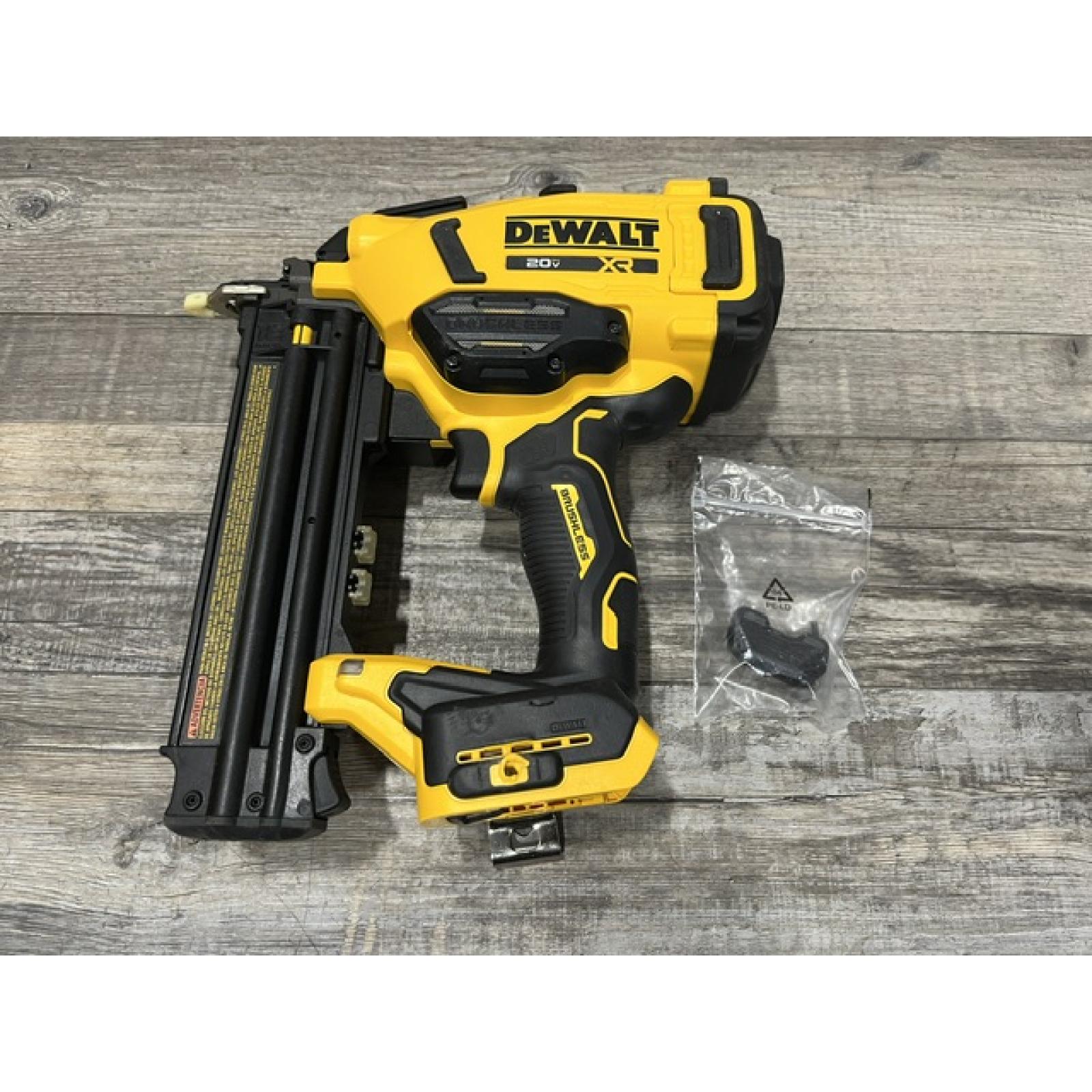 AS-IS DEWALT 20V MAX XR 18 Gauge Cordless Brad Nailer (Tool Only)