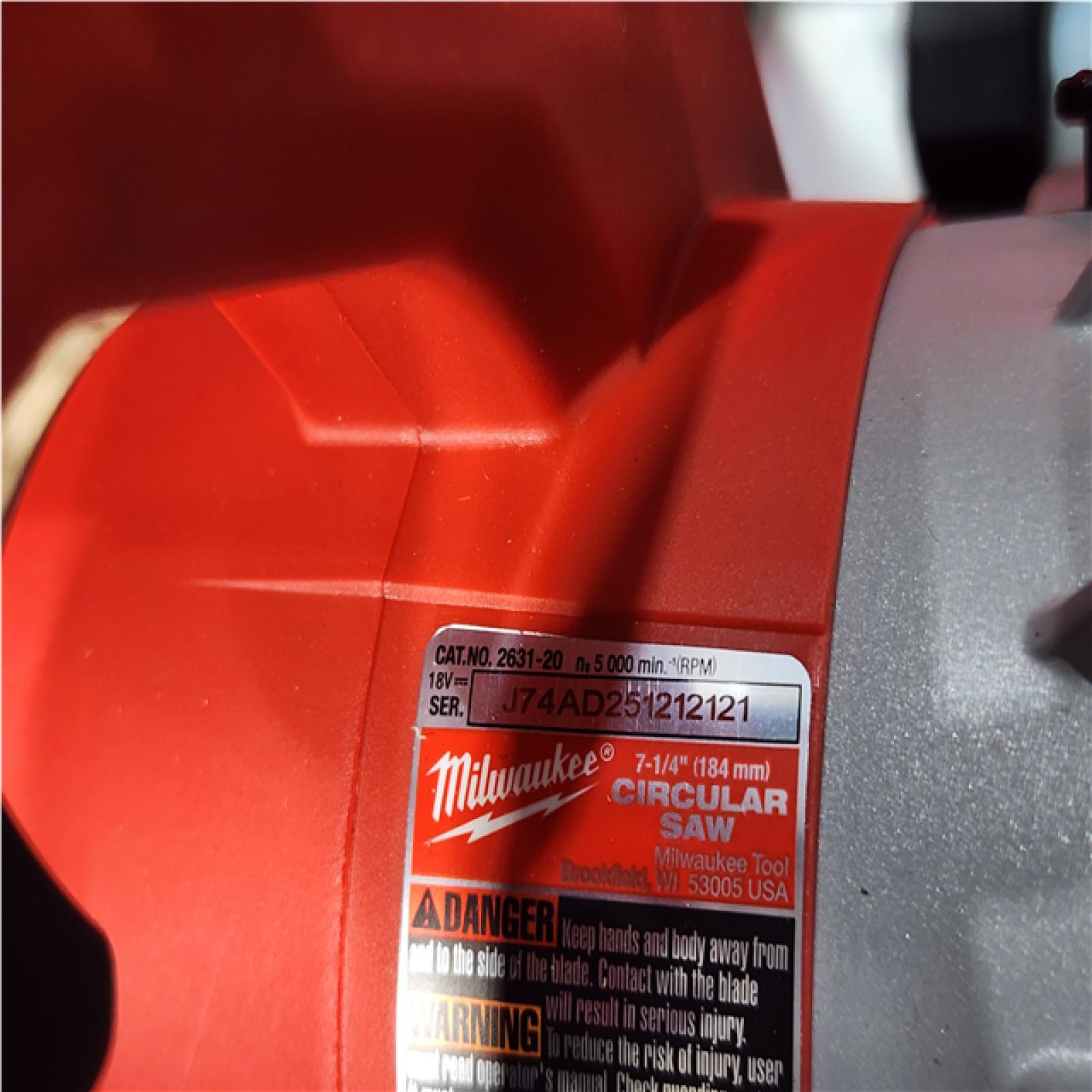 Houston Location AS-IS Milwaukee Circular Saw