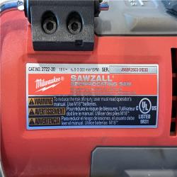 AS-IS Milwaukee FUEL 18V Lithium-Ion Brushless Cordless Super SAWZALL Orbital Reciprocating Saw (Tool-Only)