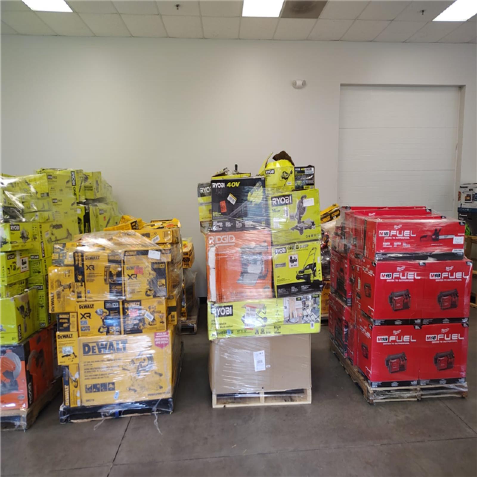 Pittston Location As-Is Power Tools Partial Truckload (10 Pallets) 3172-A