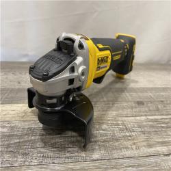 AS-IS DEWALT 20V MAX XR Cordless Brushless 4.5 in. Paddle Switch Small Angle Grinder with Kickback Brake (Tool Only)