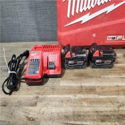 HOUSTON LOCATION - AS-IS Milwaukee FUEL 18V Lithium-Ion Brushless Cordless Hammer Drill and Impact Driver Combo Kit