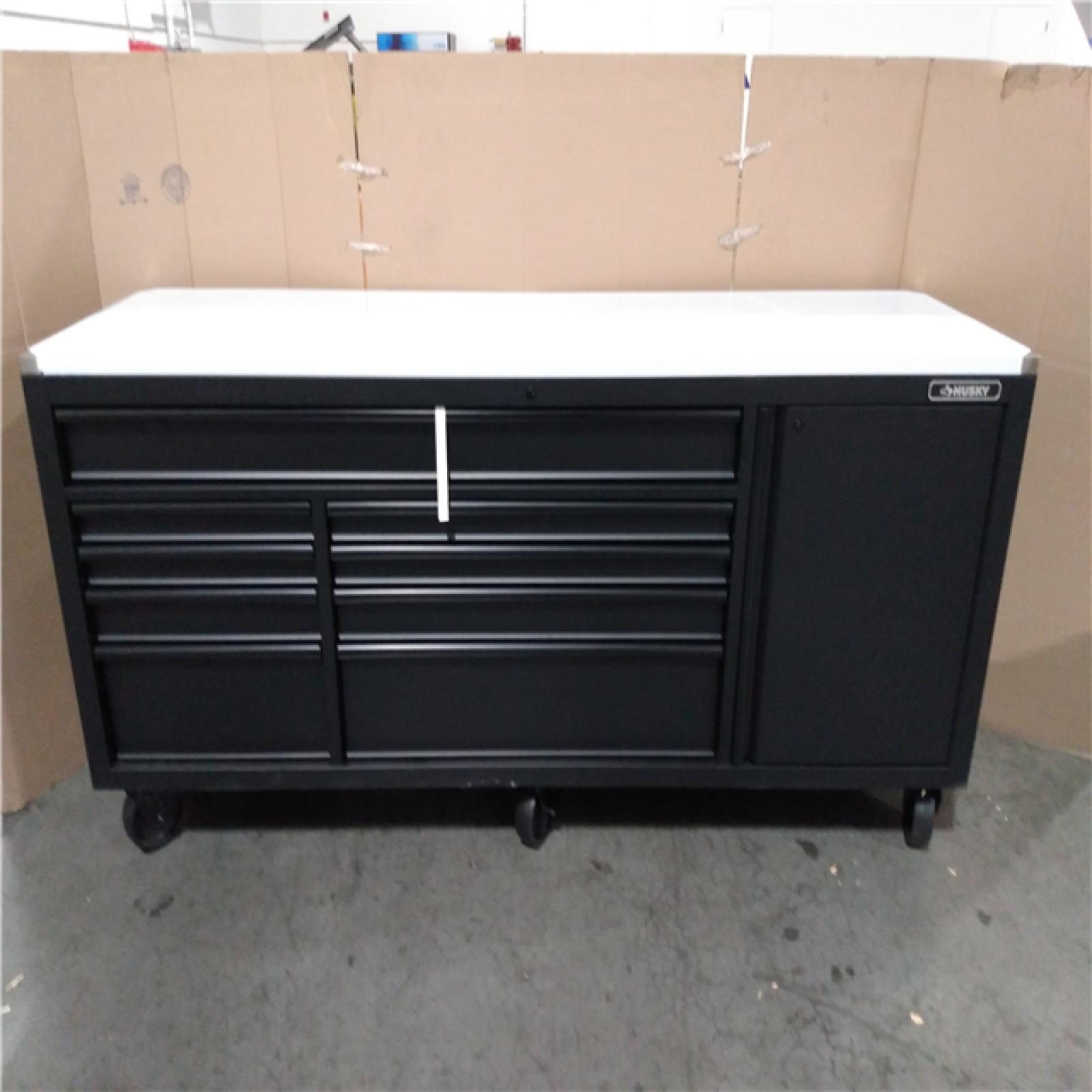 California AS-IS Husky 9-Drawer Mobile Workbench
