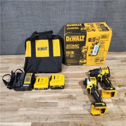 HOUSTON LOCATION - AS-IS (APPEARS LIKE NEW) DEWALT ATOMIC 20V MAX Lithium-Ion Cordless 2-Tool Combo Kit