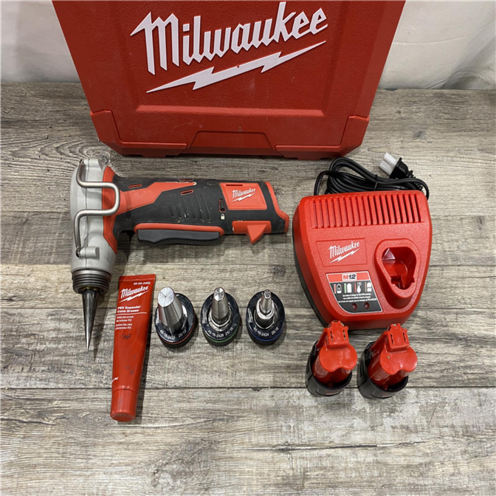 AS-IS Milwaukee 12-Volt Lithium-Ion Cordless PEX Expansion Tool Kit