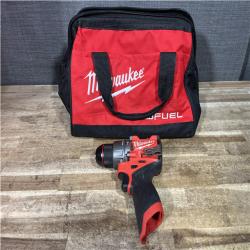 Houston Locations AS-IS Milwaukee FUEL 12V Lithium-Ion Brushless Cordless 1/2 in. Hammer Drill (Tool-Only)