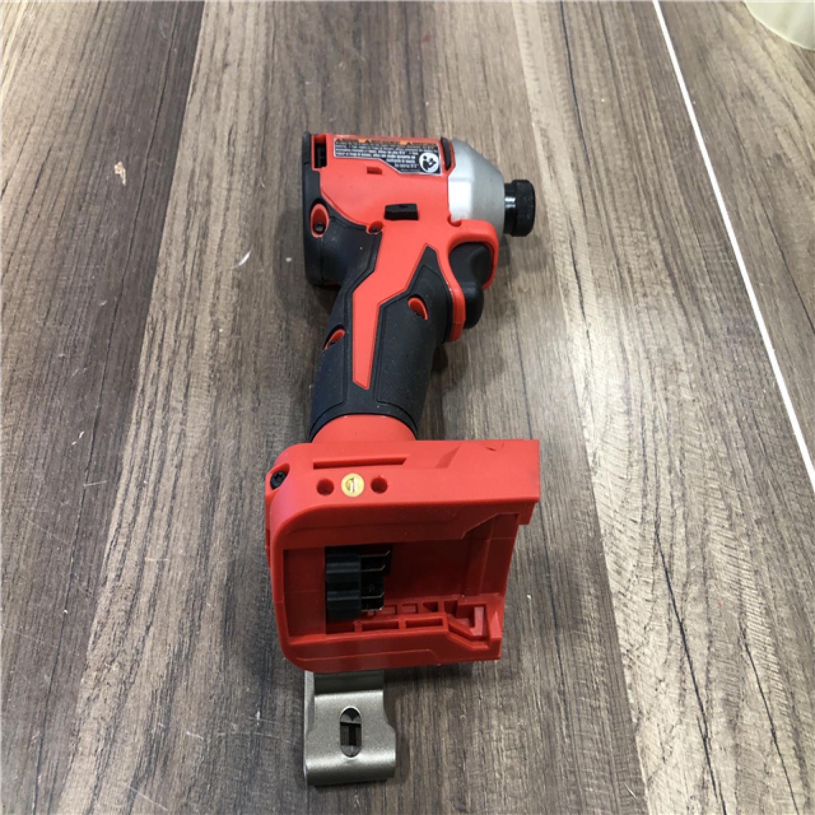 AS-IS Milwaukee M18 18V Lithium-Ion Brushless Cordless 1/4 in. Compact Impact Driver (Tool Only)