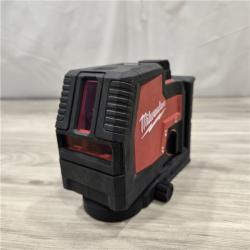 AS-IS Milwaukee-3522-21 Green Beam Laser Cross Line Plumb Point USB Rechargeable