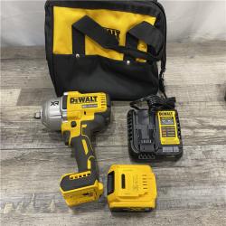 AS-IS DEWALT 20V MAX Lithium-Ion Cordless 1/2 in. Impact Wrench Kit