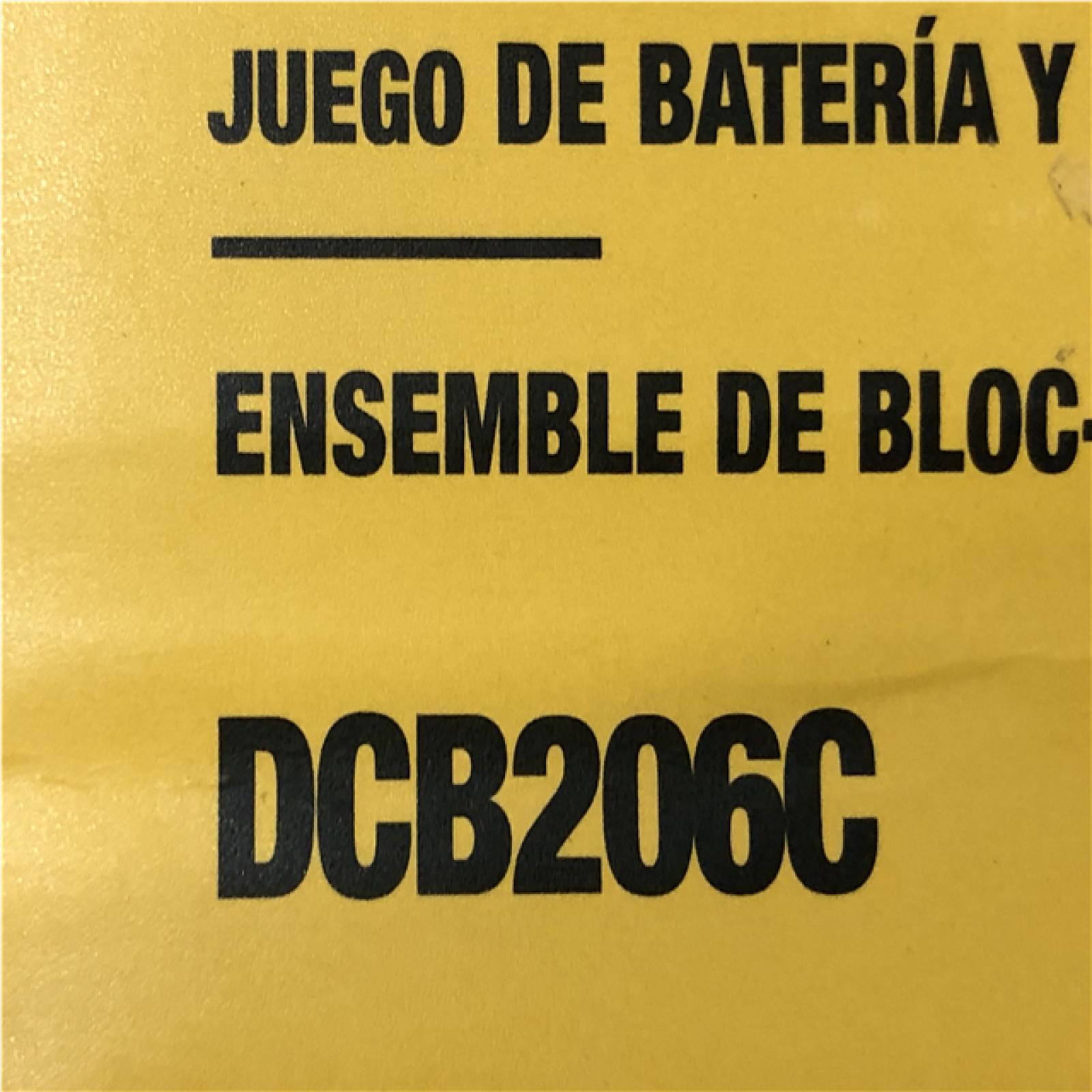 AS-IS DEWALT 20V MAX Lithium-Ion 6.0 Ah Battery and Charger