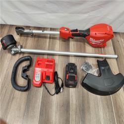 AS-IS - MILWAUKEE M18 FUEL 18V 16 in. Brushless Cordless Battery Powered String Trimmer W/QUIK-LOK Attachment Capability & 8.0 Ah Battery