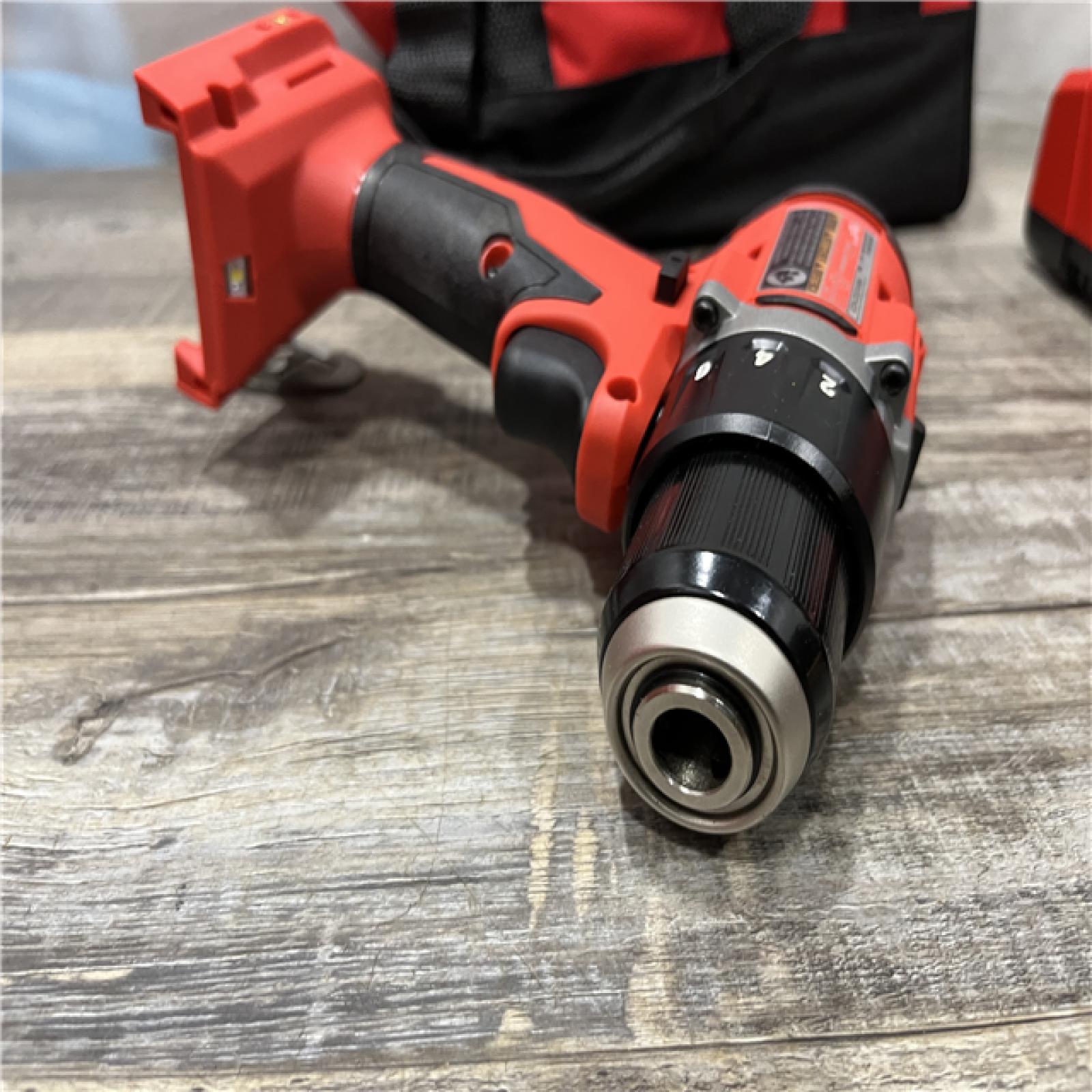AS-IS Milwaukee 18V Lithium-Ion Brushless Cordless 1/2 in. Compact Drill/Driver Kit