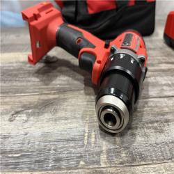 AS-IS Milwaukee 18V Lithium-Ion Brushless Cordless 1/2 in. Compact Drill/Driver Kit