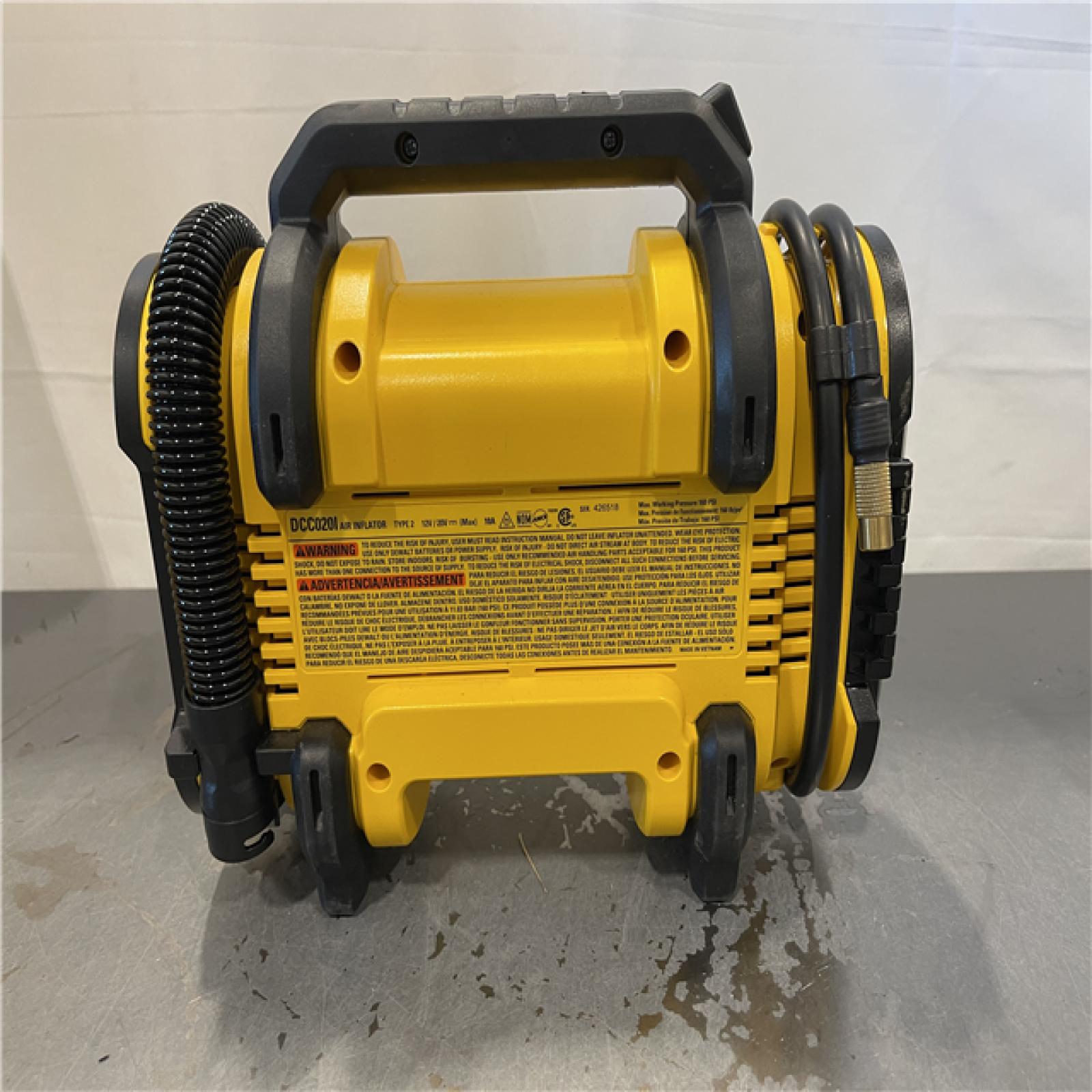 AS-IS - DEWALT  20V MAX Cordless Electric Portable Inflator