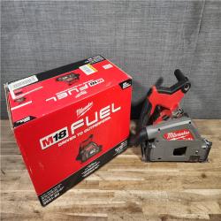 HOUSTON LOCATION - AS-IS Milwaukee  FUEL 18V Lithium-Ion Cordless Brushless 6-1/2 in. Plunge Cut Track Saw (Tool-Only)