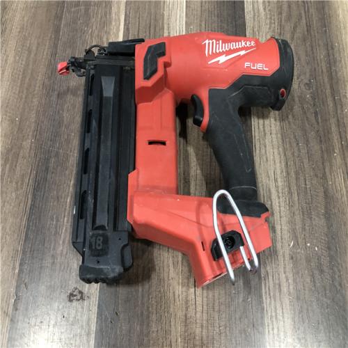 AS-IS Milwaukee M18 FUEL 18-Volt Lithium-Ion Brushless Cordless Gen II 18-Gauge Brad Nailer (Tool-Only)