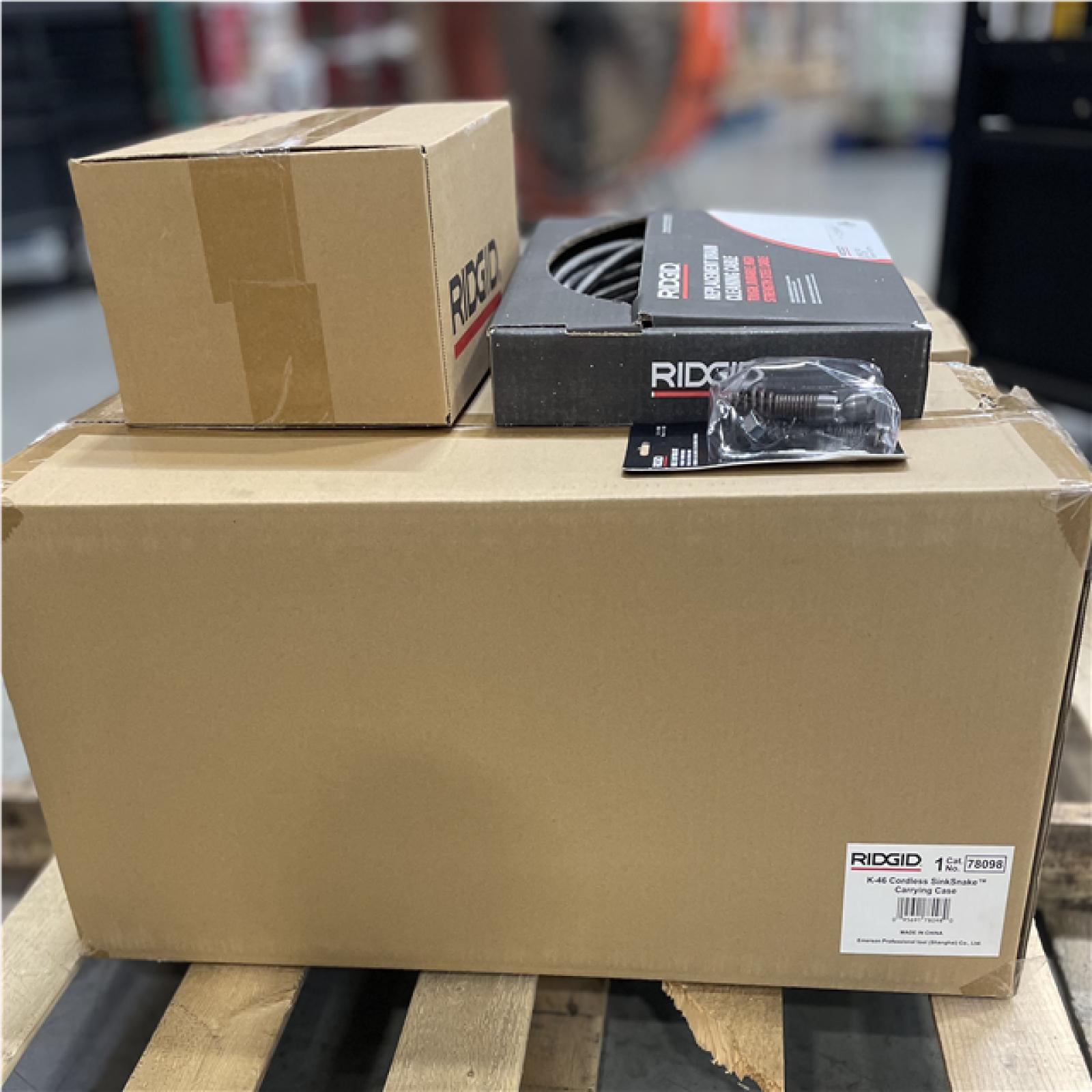DALLAS LOCATION- RIGID K-46 Cordless SinkSnake Deluxe Kit