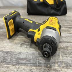 AS-IS DEWALT Atomic 20V Max Lithium-Ion Brushless Cordless Compact 1/4 in. Impact Driver Kit