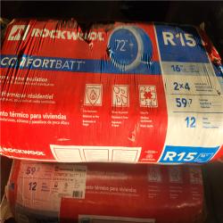 Phoenix NEW ROCKWOOL R-15 Comfortbatt 3-1/2 in. x 15 in. x 47 in. Fire Resistant Stone Wool Insulation Batt (298 sq. ft.)