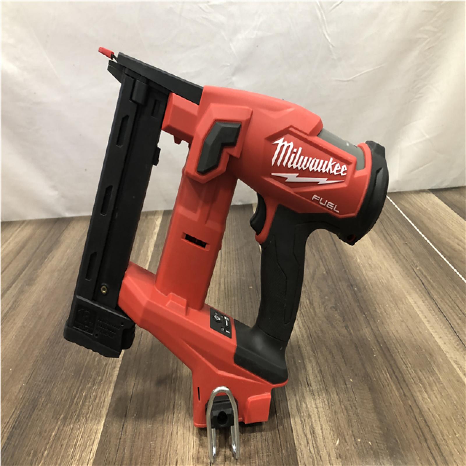 AS-IS Milwaukee FUEL 18-Volt Lithium-Ion Brushless Cordless 18-Gauge 1/4 in. Narrow Crown Stapler (Tool-Only)