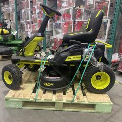 Dallas Location - As-Is RYOBI R1 80V HP Brushless Electric 30 in. Riding Lawn Mower