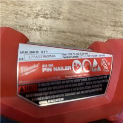 AS-IS Milwaukee 12-Volt 23-Gauge Lithium-Ion Cordless Pin Nailer (Tool-Only)