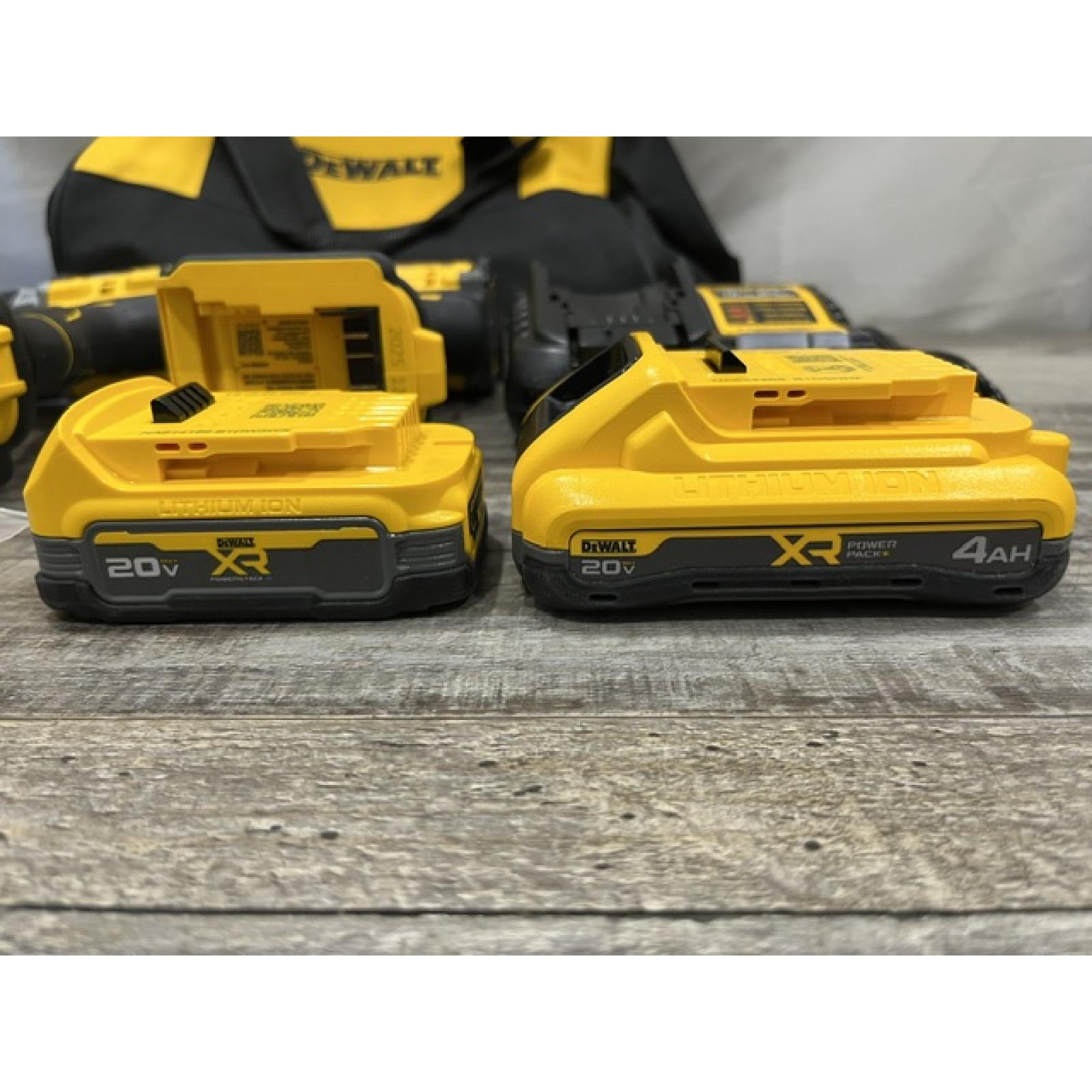 AS-IS DEWALT 20V XR Lithium-Ion Cordless 2-Tool Combo Kit