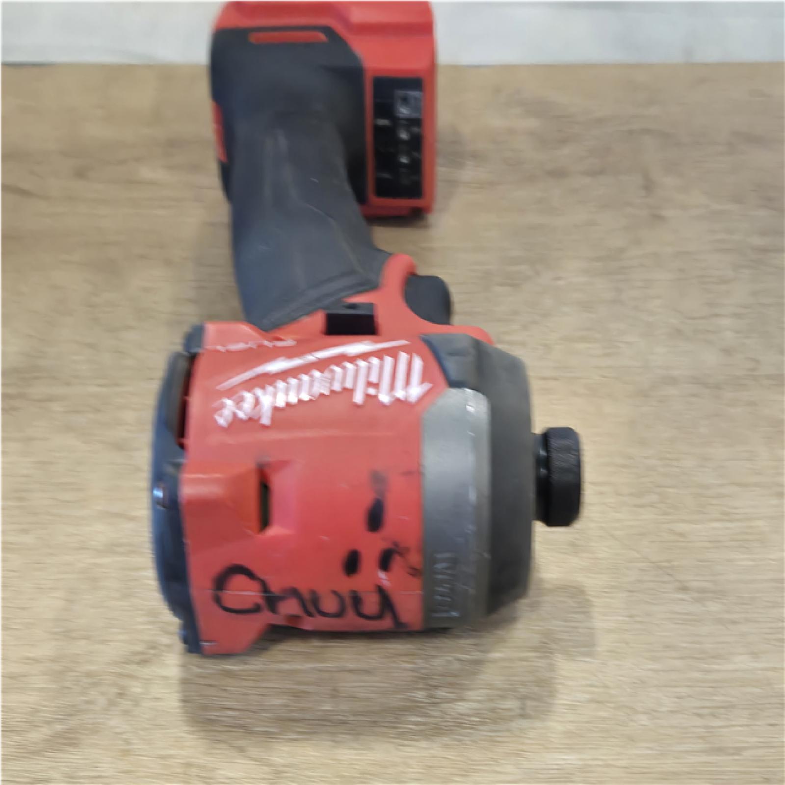 AS-IS Milwaukee FUEL 18V Lithium-Ion Brushless Cordless 1/4 in. Hex Impact Driver (Tool-Only)