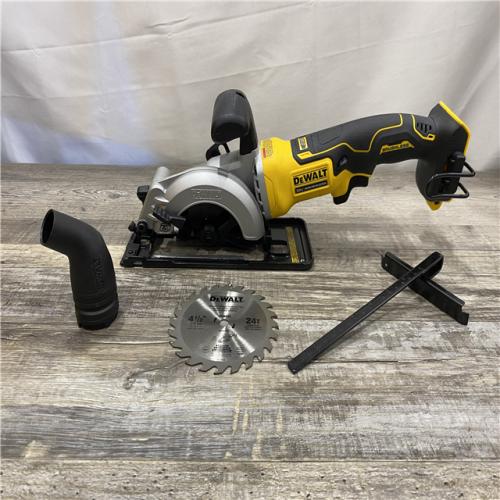AS-IS DEWALT ATOMIC 20V MAX Cordless Brushless 4-1/2 in. Circular Saw (Tool Only)