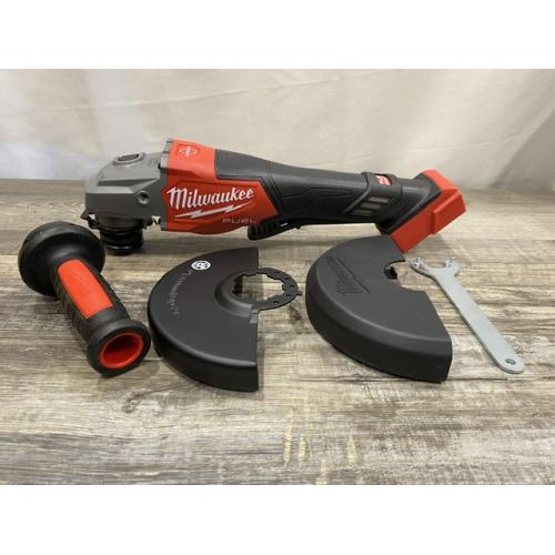 AS-IS Milwaukee FUEL 18-Volt Lithium-Ion Brushless Cordless 4-1/2 in./6 in. Braking Grinder with Paddle Switch (Tool-Only)
