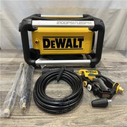 AS-IS DEWALT 2100 PSI 1.2 GPM 13 Amp Cold Water Electric Pressure Washer with Internal Equipment Storage