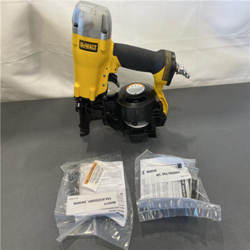 AS-IS - DeWalt 1-3/4 in. 15 Degree Pneumatic Coil Roofing Nailer