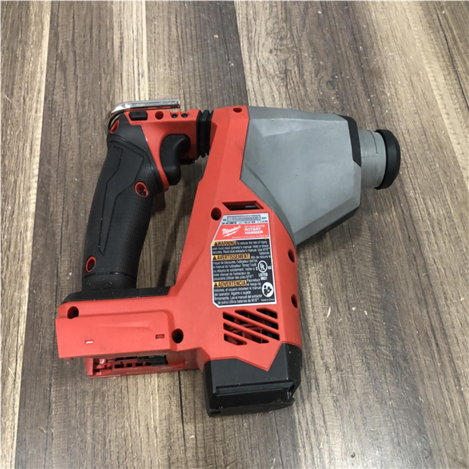 AS-IS Milwaukee FUEL 18V Lithium-Ion Brushless Cordless 5/8 in. SDS-Plus Rotary Hammer (Tool-Only)