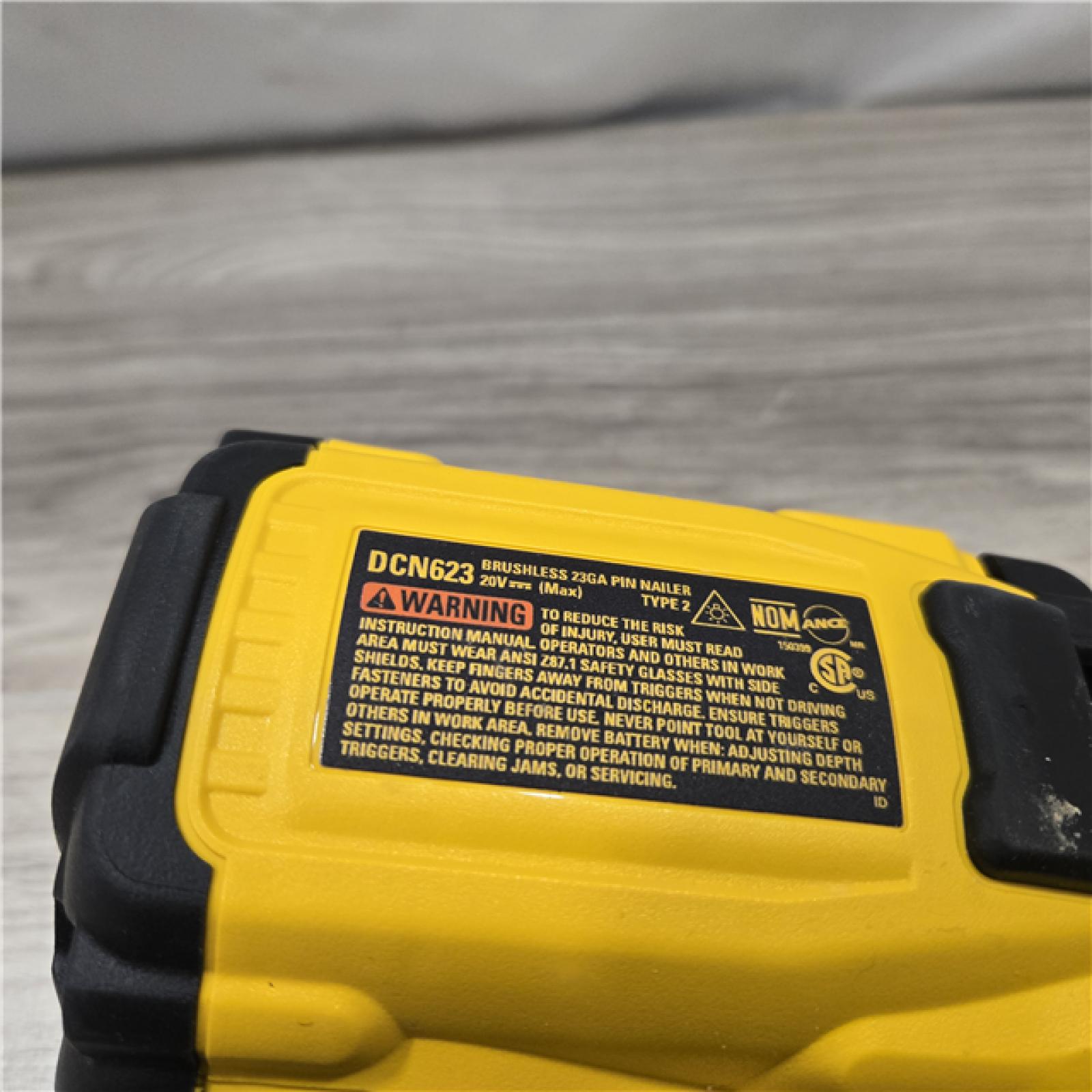 AS-IS DeWalt DCN623D1 20V MAX Atomic Compact Cordless Pin Nailer Kit