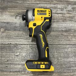 AS-IS DEWALT Atomic 20V Max Lithium-Ion Brushless Cordless Compact 1/4 in. Impact Driver Kit