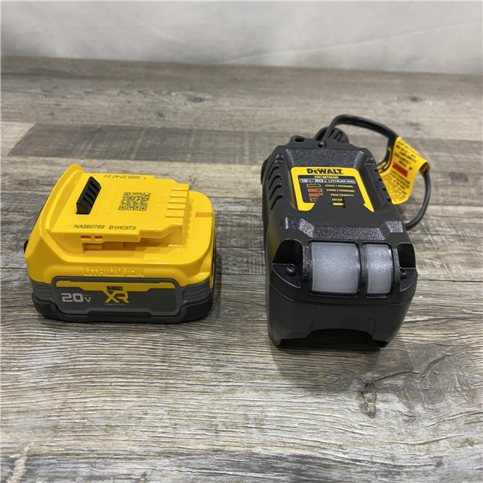 AS-IS DEWALT 20V MAX XR POWERSTACK Lithium-Ion Battery Starter Kit