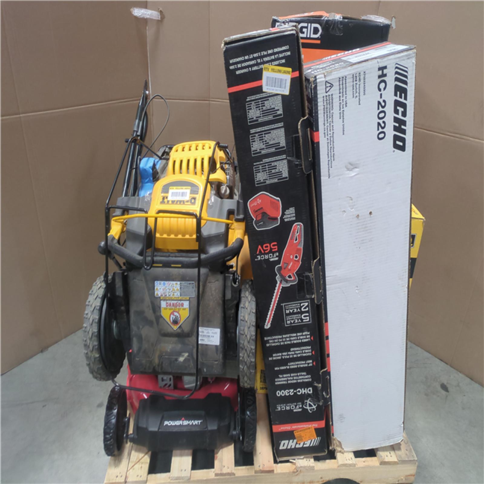 CALIFORNIA AS-IS OUTDOOR POWER EQUIPMENT
