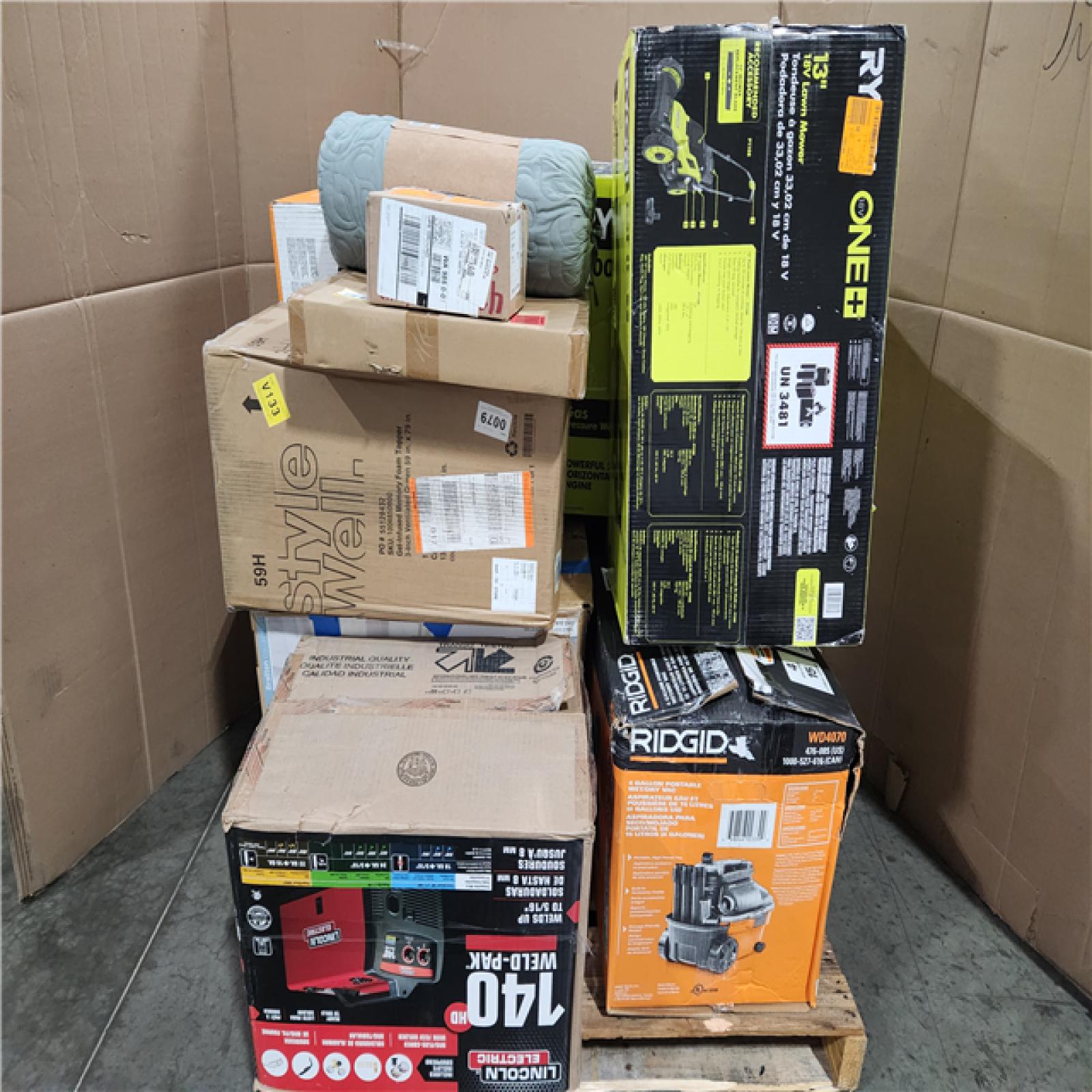 CALIFORNIA AS-IS HOME IMPROVEMENT PALLET