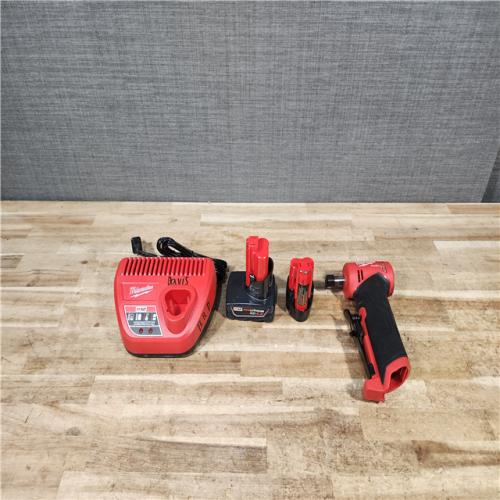 HOUSTON LOCATION - AS - IS Milwaukee FUEL 12V Lithium-Ion Brushless Cordless 1/4 in. Right Angle Die Grinder Kit